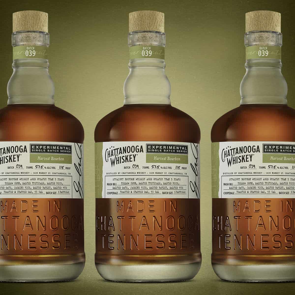 Breaking Bourbon: CHATTANOOGA WHISKEY RELEASES EXPERIMENTAL BATCH 039: HARVEST BOURBON