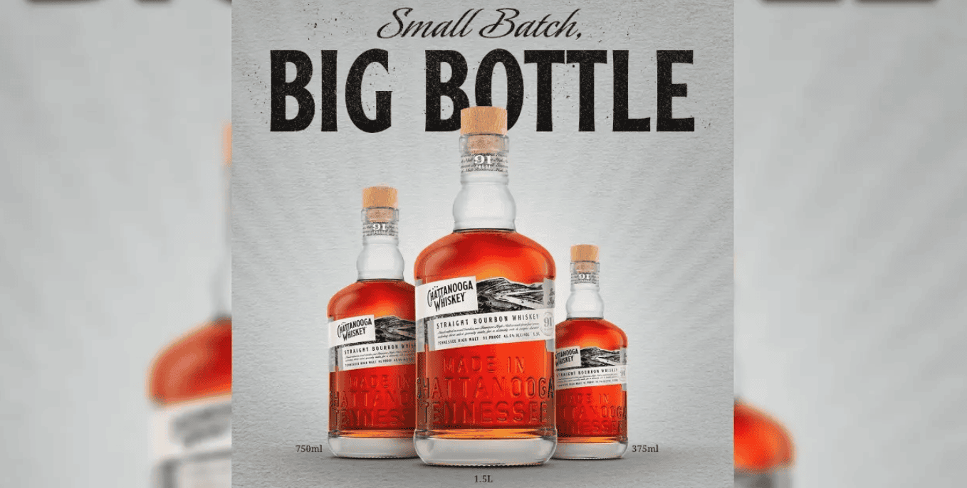 The Whiskey Wash: Chattanooga Whiskey 91 Launches 1.5 Liter Bottle