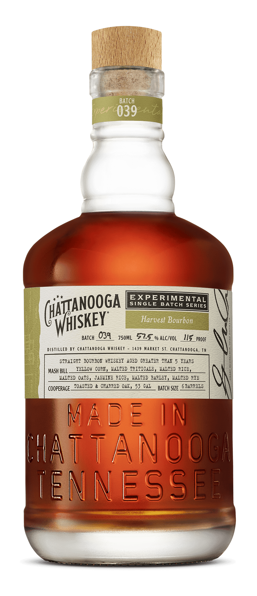 Fred Minnick: Chattanooga Whiskey Announces Batch 039 Harvest Bourbon