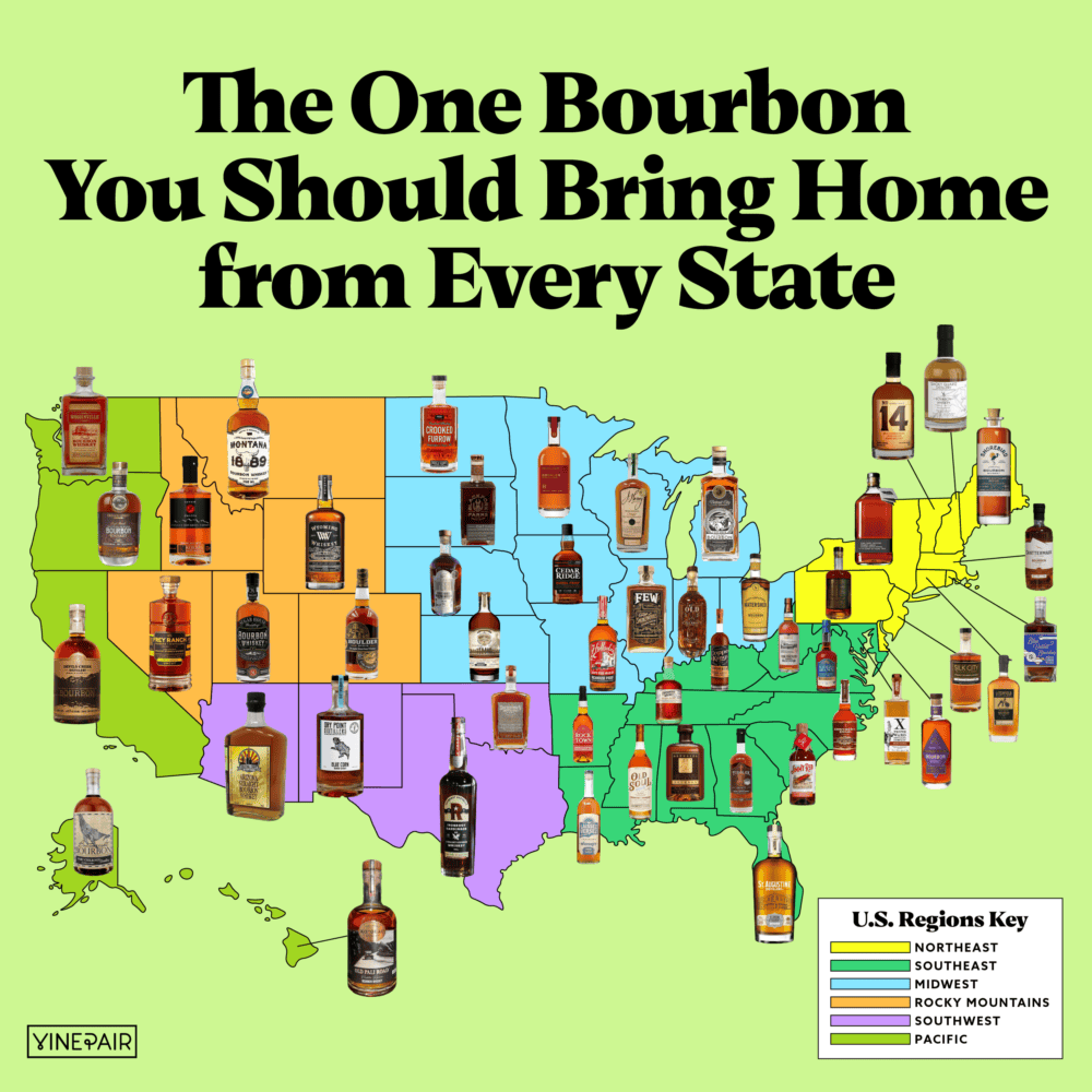 VinePair: The One Bourbon You Should Bring Home From Every State