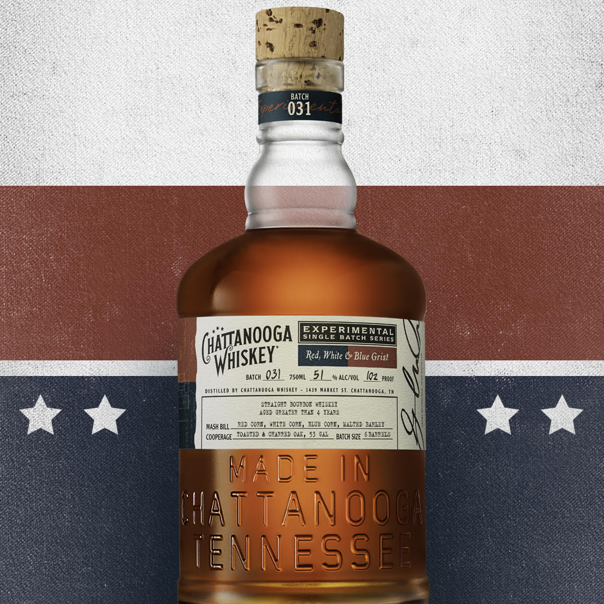 The Pulse: Chattanooga Whiskey Introduces Batch 031: Red, White & Blue Grist